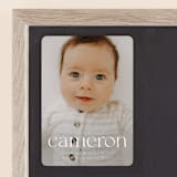 "Classy Name" - Birth Announcements in Cloud by Ekko Studio - Front
