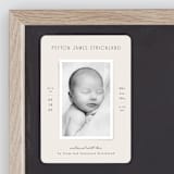 "Classical" - Birth Announcements in Cream by Hooray Creative - Front