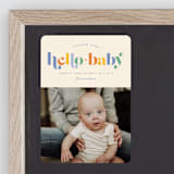 "Hello Sweet baby" - Birth Announcements in Bluebird by Jessica Corliss - Front