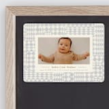 "Patchwork" - Birth Announcements in Bluebell by Julie Murray - Front