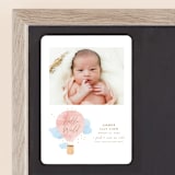 "Baby World" - Birth Announcements in Blush by Kanika Mathur - Front
