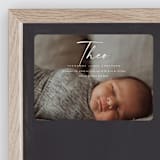 "Complete" - Birth Announcements in Linen by Kasia Labocki - Front