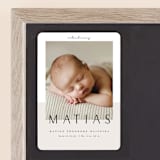 "Big News" - Birth Announcements in Ivory by Maria Hilas-Louie - Front