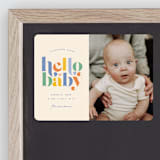 "Hello Sweet baby" - Birth Announcements in Bluebird by Jessica Corliss - Front
