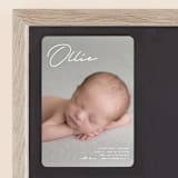 "That's My Name" - Birth Announcements in Cloud by Brandy Folse - Front