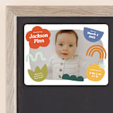 "colorful shapes" - Birth Announcements in Fruitcake by Kercia Jane - Front