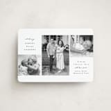 "three" - Birth Announcements in Noir by Emily Betts - Front