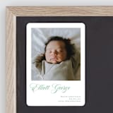 "Hollis" - Birth Announcements in Clover by Megan Davis - Front