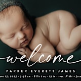 "Little Welcome" - Birth Announcements in Cloud by Susan Asbill - Detail
