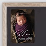 "Just Lovely" - Birth Announcements in Shell by Lea Delaveris - Front