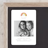 "Our Little Rainbow" - Birth Announcements in Bright by Pixel and Hank - Front