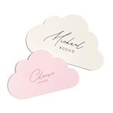 "Custom Color - Baby Cloud Name Sign" - Baby Milestone Signs in multicolorassorted-colors by Haven Print Co.