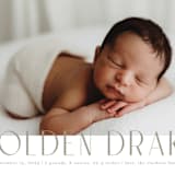 "Sweetest Name" - Birth Announcements in Latte by Jessica Williams - Detail