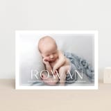 "Frosted Frame" - Birth Announcements in Sugar by Jessica Williams - Front