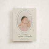 "Doodle Frame" - Birth Announcements in Deep Pond by Zove Ahhh - Front