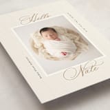 "Sweet Stripes" - Birth Announcements in Sand by Gwen Bedat - Detail