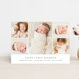 "Classically Modern" - Birth Announcements in Slate by Brianne Larsen - Front