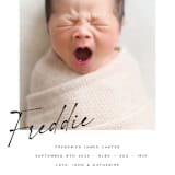 "Nickname" - Birth Announcements in Dove by Paula Pecevich - Detail