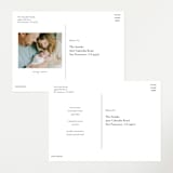 "Baby Frame" - Birth Announcements in Cornflower by Chris Griffith - Back of Card Options
