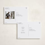 "Crested" - Birth Announcements in Fawn by mo kelley - Back of Card Options