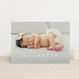 "Sweet Love" - Birth Announcements in Sugar by Juneau Designs - Front