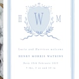 "Crest" - Birth Announcements in Sky by Corinne Malesic - Detail