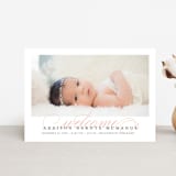 "Graceful Entrance" - Birth Announcements in Flamingo by Jessica Williams - Front