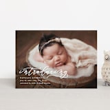 "Introducing" - Birth Announcements in Marble by Lea Delaveris - Front