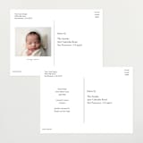 "our rainbow" - Birth Announcements in Rose by Angela Garrick - Back of Card Options