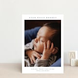 "Simple name" - Birth Announcements in Cobalt by Stacey Meacham - Front