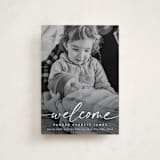 "Little Welcome" - Birth Announcements in Cloud by Susan Asbill - Front