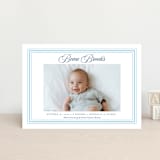 "Little Darling" - Birth Announcements in Baby Blue by Alston Foster - Front