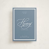 "Welcome Baby" - Birth Announcements in Sky by Blustery August - Front