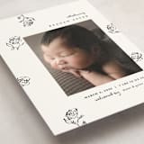 "The Flora" - Birth Announcements in Lily of the Valley by Pixel and Hank - Detail