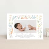 "Baby Garden" - Birth Announcements in Sky by Eve Schultz - Front