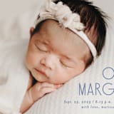 "Sweetly modern" - Birth Announcements in Denim by Lisa Assenmacher - Detail