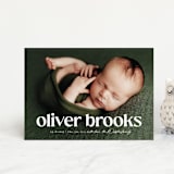 "The simplest" - Birth Announcements in Salt by Lea Delaveris - Front