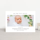 "Big little miracle" - Birth Announcements in Puddle by Lea Delaveris - Front