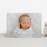 "Serenity" - Birth Announcements in Cloud by Everett Paper Goods - Front