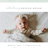 "Story" - Birth Announcements in Sea Salt by Pixel and Hank - Detail