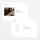 "Corner Hello" - Birth Announcements in Midnight by Jackie Crawford - Back of Card Options