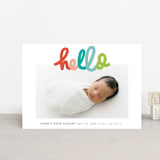 "hello doodle" - Birth Announcements in Dream by Stephanie Hawkes - Front