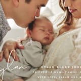 "Delicate" - Birth Announcements in Powder by Sara Hicks Malone - Detail