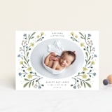 "Spring Blooms" - Birth Announcements in Daffodil by Alice Nelen - Front