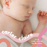 "Wiggle Worm" - Birth Announcements in Peach Sherbet by Lauren Chism - Detail