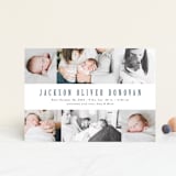 "photo stripes" - Birth Announcements in Steel Blue by Ana Sharpe - Front