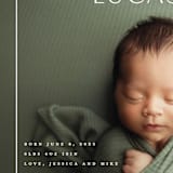 "Take Shape" - Birth Announcements in Snow by Lauren Chism - Detail