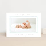"Golightly" - Birth Announcements in Mint by Lauren Chism - Front