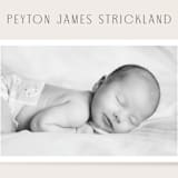 "Classical" - Birth Announcements in Cream by Hooray Creative - Detail