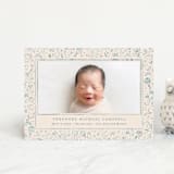 "Iconic bebe" - Birth Announcements in Bluebird by Creo Study - Front